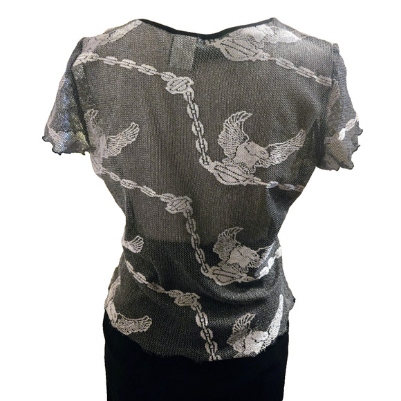 Harley-Davidson women's Crop mesh top with logo L casual - Picture 5 of 16